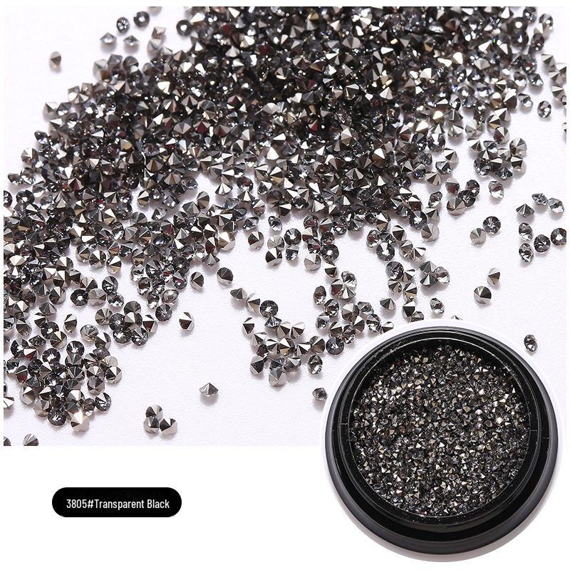 Nail Art Micro-Diamond Jewelry: Super Flash Pointy Crystal Sand Miniestones