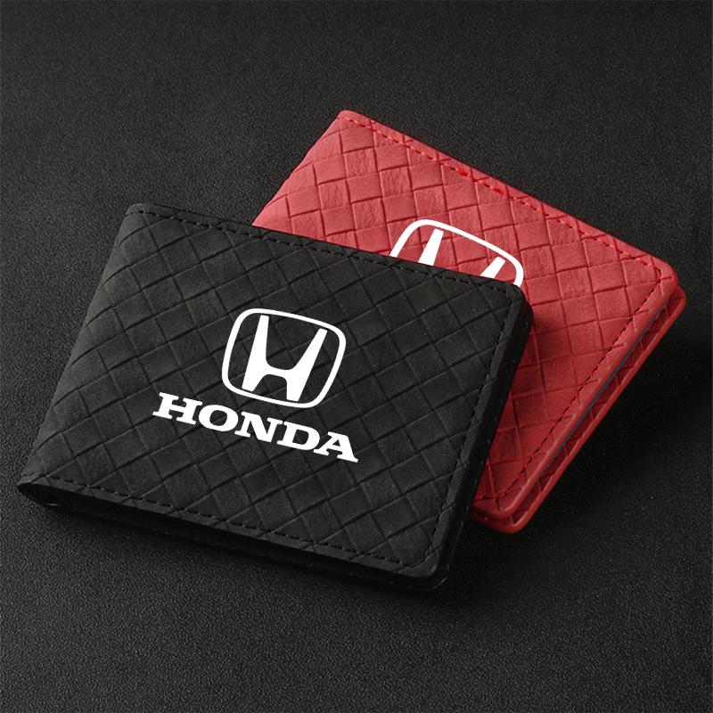 PCVHD1 Car Drive Certificate Cover Auto Driver's License Protective Shell For Honda Civic Accord Fit Jazz Pilot CRV Odyssey Passport