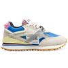 Li Ning 001 Laufschuhe Damen Niedrig geschnitten Weiß/Grau/Blau AGCP382-6