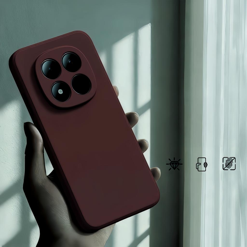 Fashion Solid Colour Shockproof Protective Liquid Silicone Phone Case For Redmi Note 15 14 13 PRO Plus 4G 5G