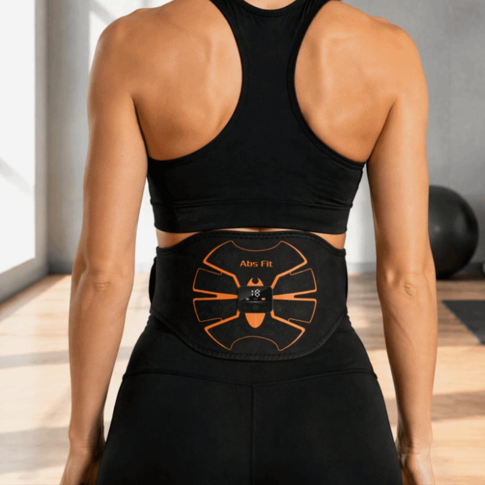 Electric Ab Muscle Trainer Device Portable EMS Muscle Stimulator Abdominal Belt Strength Training