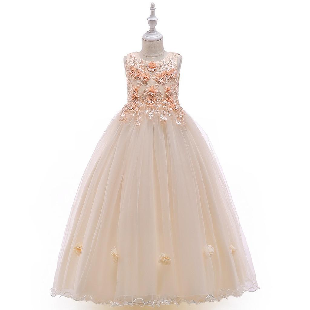 Girls Princess Gown Performance