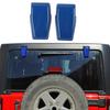 Rear Tail Door Window Hinge Decor Cover Trim for Jeep Wrangler JK 2007-2017 Blue