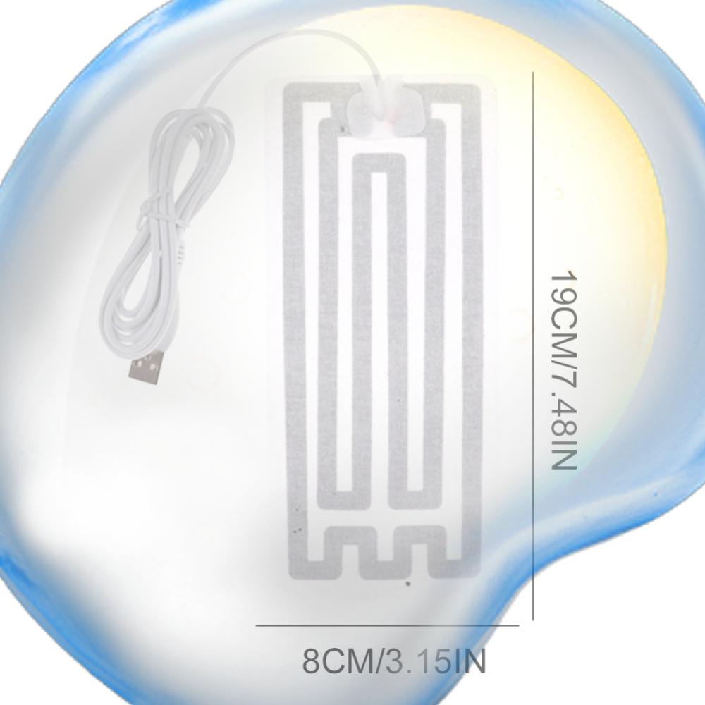 

2Pcs Heating Pad USB Heating Film Clothes Heating Mat Electric Heating Film DIY Thermal Clothing Outdoor Heated Jacket Vest China Mainland