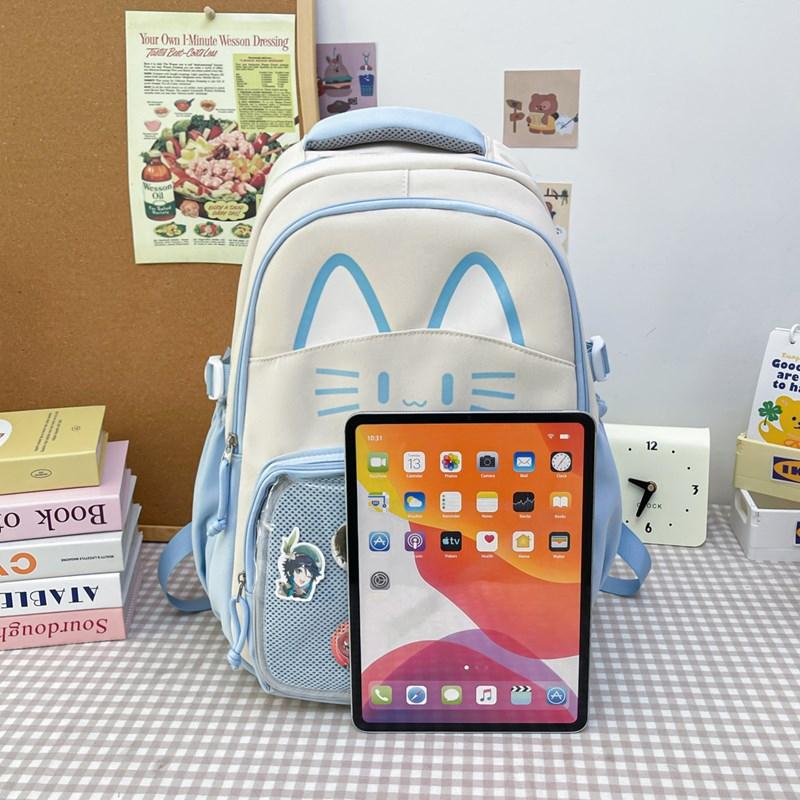 Elementary School Students Third To Sixth Grade Schoolbag Girl Cartoon Backpack Large Capacity Campus Backpack