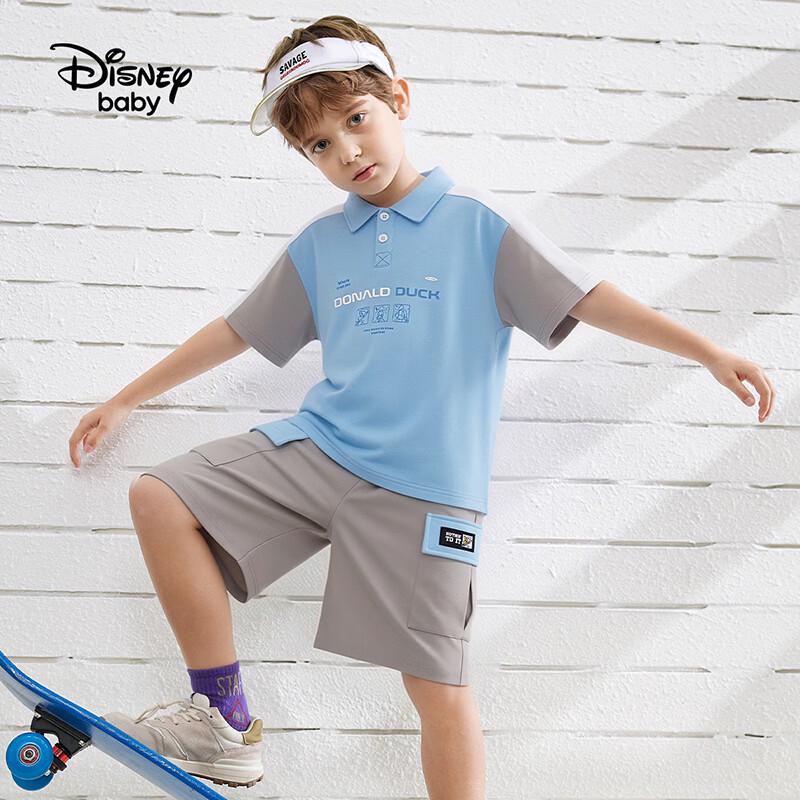 Disney Boys' 2026 Summer Short Sleeve Polo Casual Set