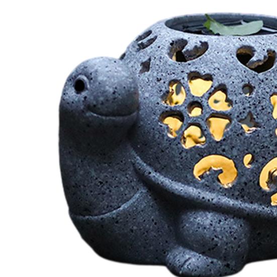 Turtle Statue Solar Light, Waterproof Turtle Glowing Solar Garden Lantern with Cutout Shell, Cute Decorative Lighting for Yard, Patio, Porch, Lawn,