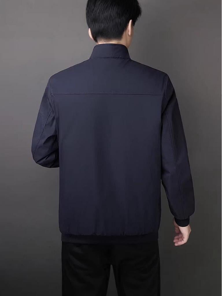 Men's Plus Size Cotton Jacket 2024: M-8XL, Middle-Aged & Elderly, Velvet-Lined Outerwear
