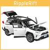 Alloy Rav4 Toyota Car Model Toy With Light Sound For Kids Playroom Collector And
