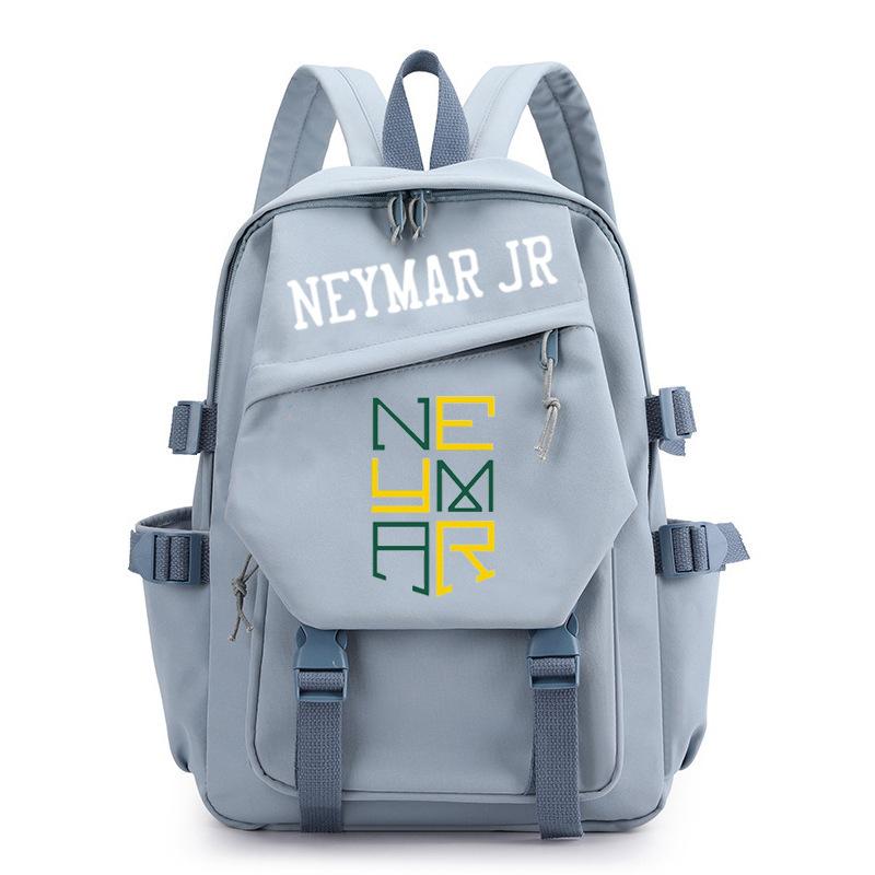 Fußballstar Neymar Jr Druck Rucksack College Student Lässige Tasche