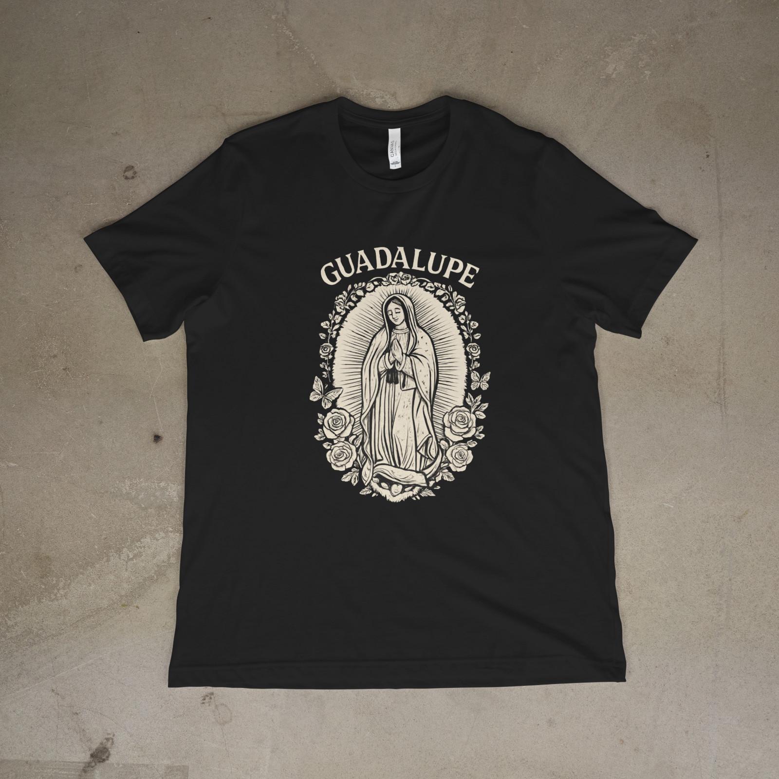 Our Lady of Guadalupe Shirt Catholic Virgin Mary Religious T-Shirt M
