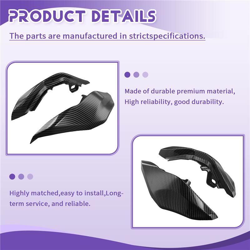 A58X-Motorcycle Accessories Seat Side Panel Frame Cover Cowl For  MT-10 MT10 FZ-10 SP -2024