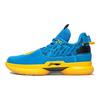 Li Ning Wade Way Wow 7 Durable Shock Absorption Low Top Basketball Shoes Men Sneaker Blue Yellow ABAN079-35