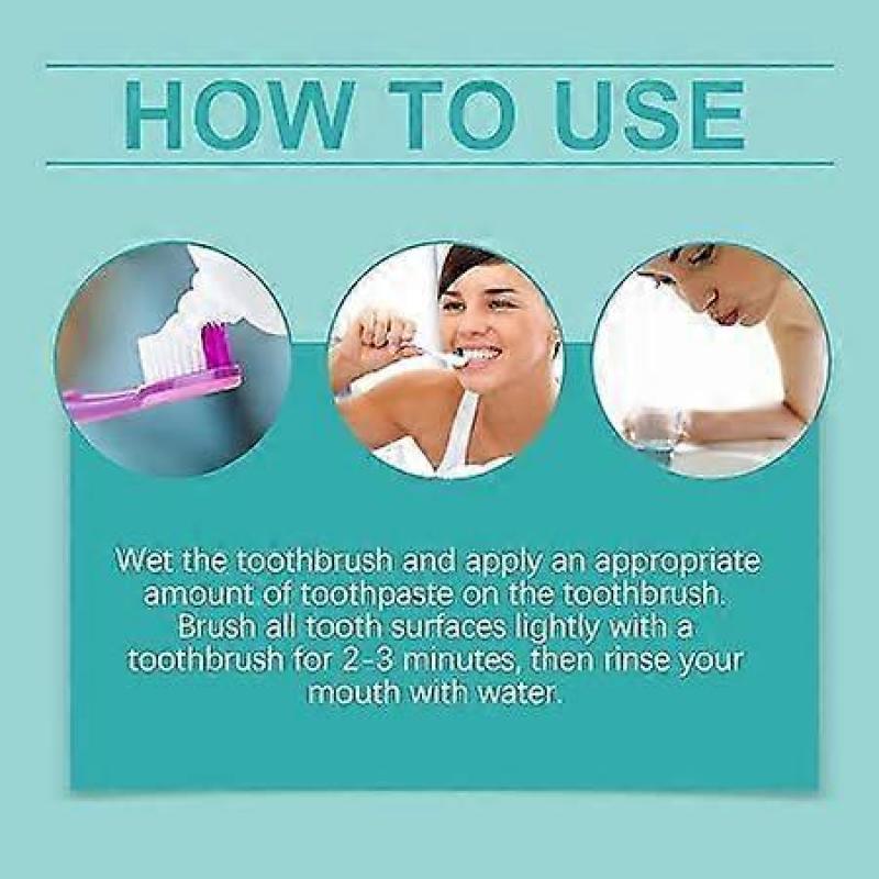 Whitening Toothpaste Toothpaste, 100 G Toothpaste, White Teeth, Natural Whitening Activated Carbon Toothpaste with Fresh Mint, Oral Care Toothpaste, T