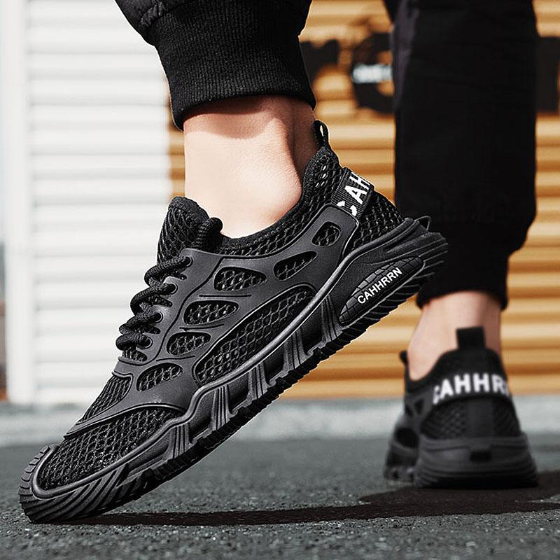 Lightweight Summer Crossing Stream Shoes Water Shoes Quick Dry Mesh Hollow out Sports Men's Shoes Rubber Sole Unisex