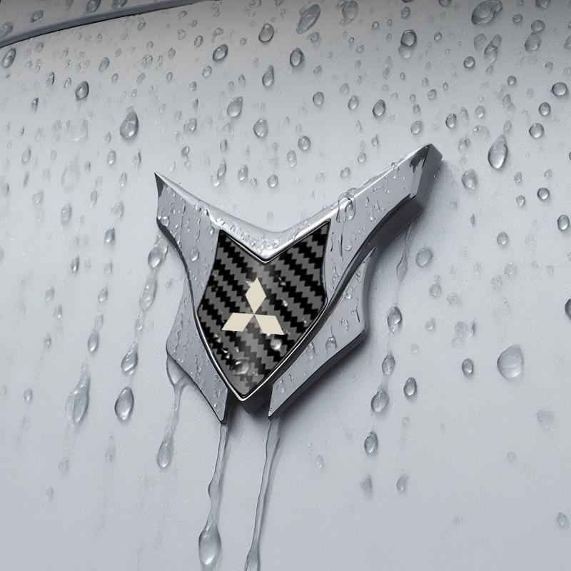 Dekorační samolepka s logem Car Shield pro Mitsubishi Outlander ASX Eclipse Pajero Lancer EVO Delica L200 Mirage RALLIART