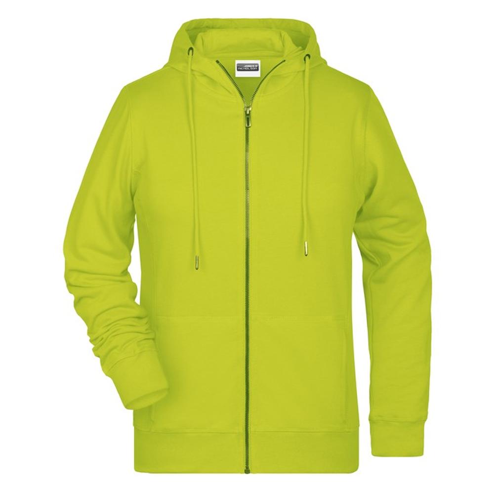 James and Nicholson Womens/Ladies Full Zip Hoodie
