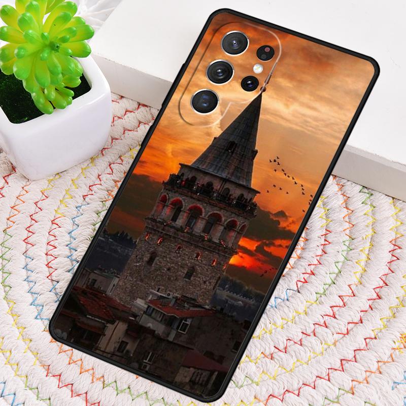 Turkey Istanbul Scenery TPU Phone Case For Samsung Galaxy note 10 pro S26 S25 S24 S23 S22 Ultra Plus S21 FE S20 Shockproof Cover