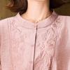 Pashiter Women's Chinese Style Embroidered Short-Sleeve Shirt