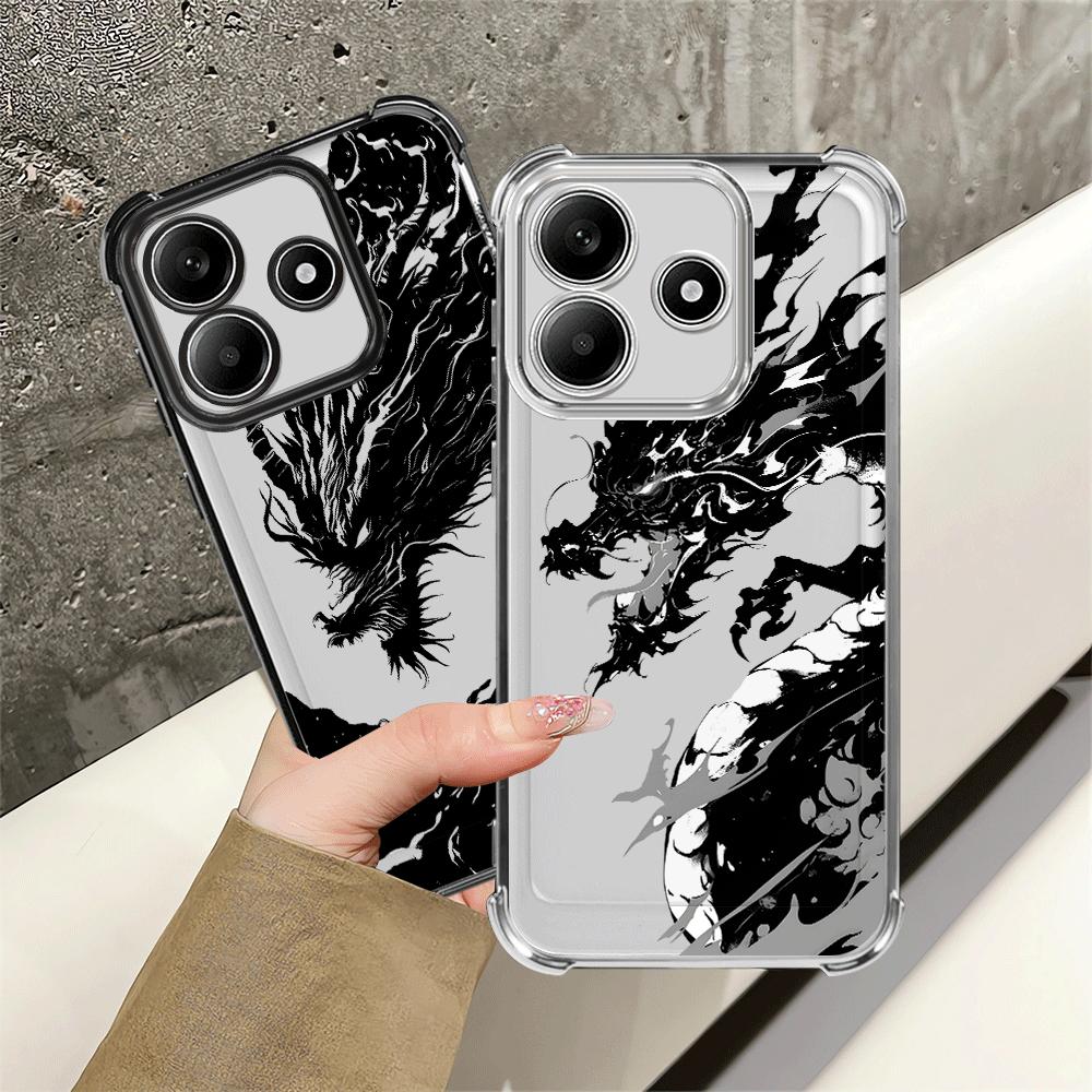 Cool Dragon Phone Cover Case for Redmi Note 14 Pro Plus 11s Note 13 10 Lite 13C 9 Pro 11 A3 A5 K80 12