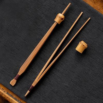 Bamboo Tea Tongs Cup Washing Tongs High-end Forceps Designed Brewing Teaware Accessories The Six Gentlemen of The Tea Ceremony