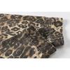 Women's Vintage Short Windbreaker Jacket Autumn 2024 Luxury Brand Cotton Leopard Denim Jackets for Woman Women's Autumn Clothes