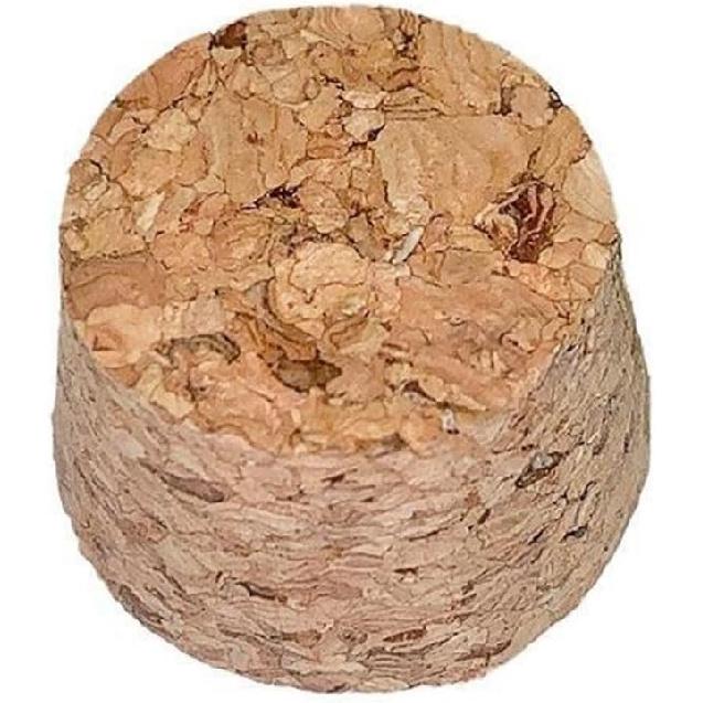 

20 PCS Cone-Shaped Cork Stoppers, Composite Cork Stoppers, Oak Cork Stoppers Used for DIY Plug Caps for Glass Bottles, Reagent Bottles, Tubes, Mini 20x15x20