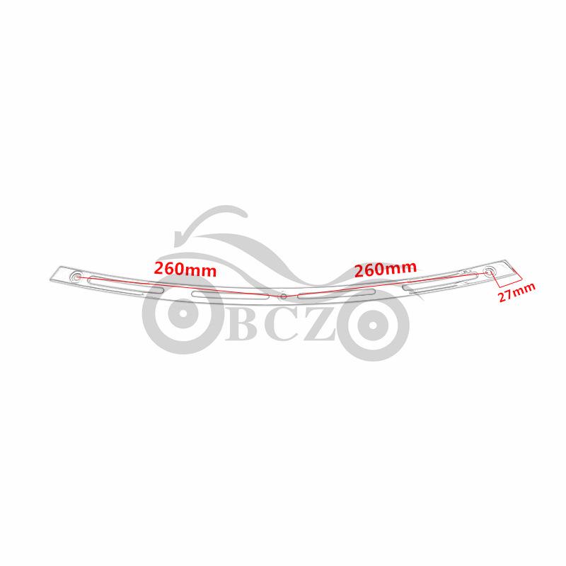 Harley Big Glide Street Glide 6" Windshield & Strip Set - Motorcycle Accessories