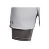Under Armour Elevated Woven Peak Quick-Dry Breathable Training Two-In-One Sports Shorts Men Shorts Gray 1383345-011