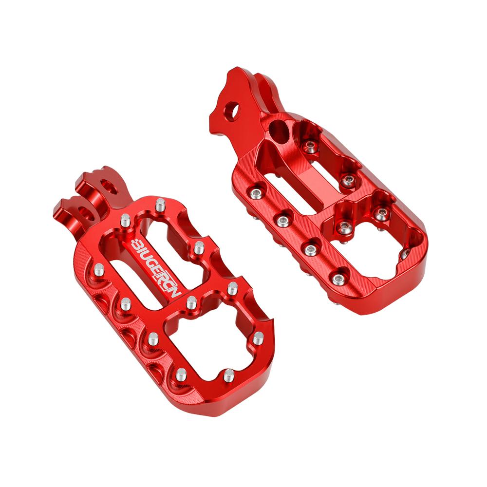 FootPegs Motorcycle For Surron Lightbee Segway X260 X160 Electric Dirt Bike Aluminum Foot Rests Pedals Dirt Pit Bike Accessories