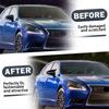 M Horn Glossy Black Mirror Cover Caps For Lexus IS RC 200 300 350 450 2014-2020