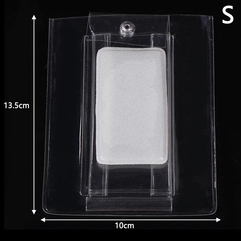 

1Pc Transparent Plastic Pvc Jewelry Snap Packaging Bags Necklace Bracelet Dustproof Oxidation Watch Gift Storage Pouch S