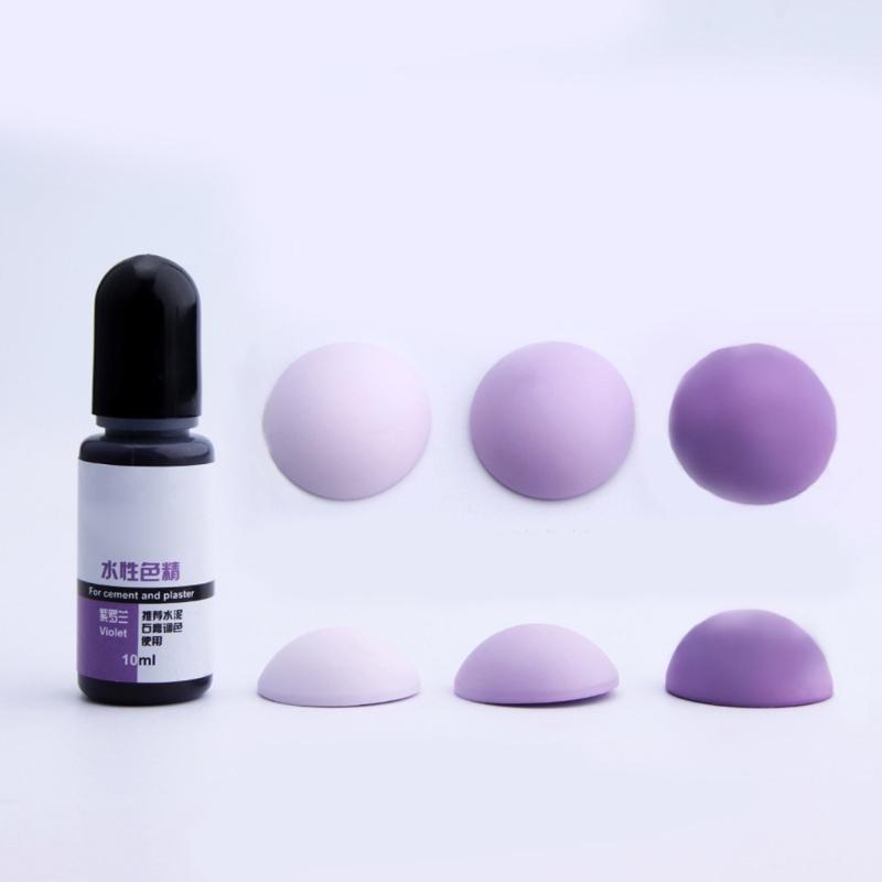 12 Farben Zement Wasserlösliche Farbessenz Gips Pigment für Kreative für Weg Bodenfliese Pflaster Zement Zusatzstoff