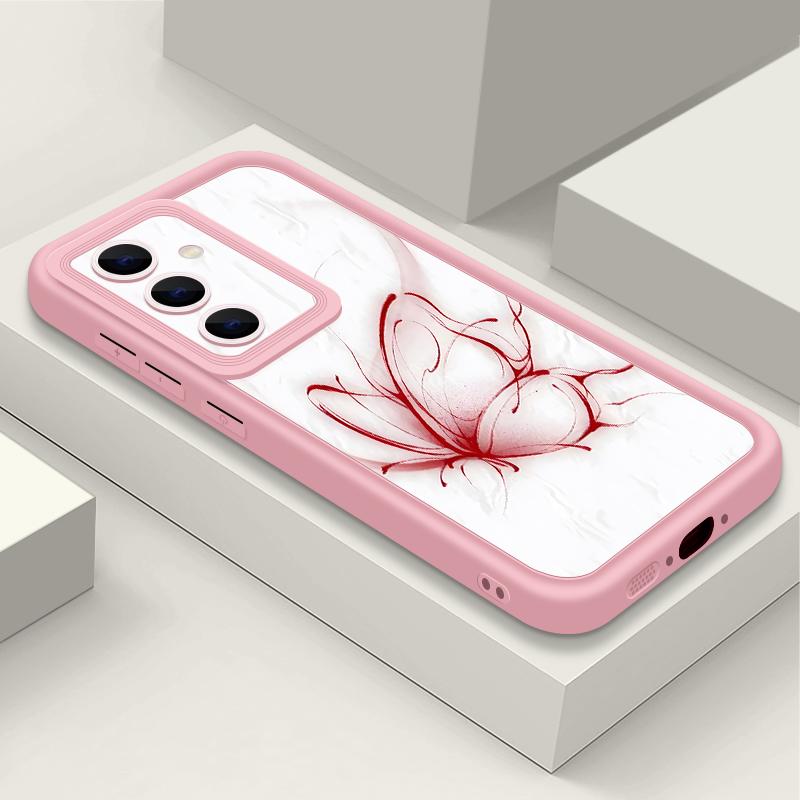 Colorful Butterfly Print Case For Samsung A57 A37 A27 A17 S26 Ultra S25 FE A56 A36 A26 A16 A55 A35 A25 A54 5G S21 S22 S23 S24 Plus Shockproof Cover