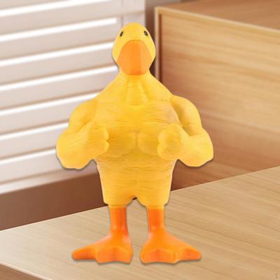 Goose Key Hook Animal Statue Handcraft Funny Multifunction Holder Resin Sculpture for Porch