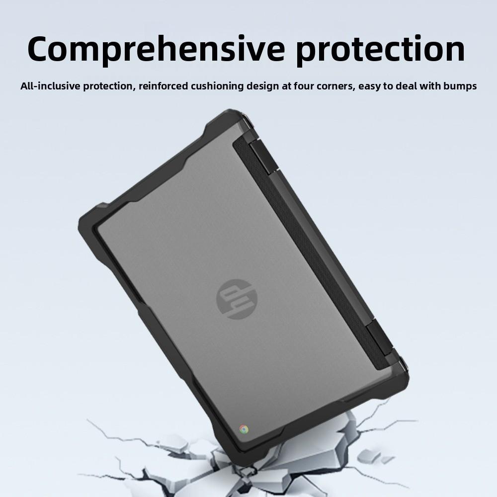 Vollschutzhülle für HP Pro X360 Fortis 11" G9/G8 Chromebook Stoßfeste Hartschalen-Laptoptasche Robuste Schutzhülle