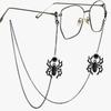 Eyeglass Chain Holder Reading Glasses Cord For Women Halloween Glasses Chain Dark Bat Cord Strap Eyeglasses Cord Holder