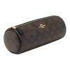 Coach Pencil Case Handheld Makeup Bag Pillow Bag Leather Pvc Handbag Medium Women handbags Dark-Brown 91177-IMAA8