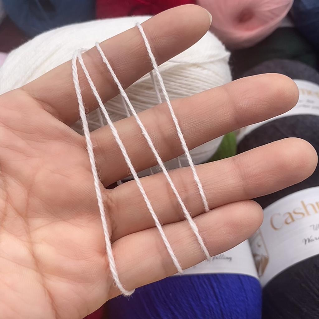 6pcs Cashmere Yarn Set, Ultra-Soft Polyester Blend, 300g/10.58oz Total, for DIY Crochet & Knitting, Warm Hand-Woven Crafts