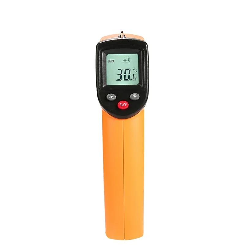 LCD Digital Laser Temperature  Meter Gun High-precision Infrared Thermometer -50~400°C Laser Positioning Non-contact Thermometer
