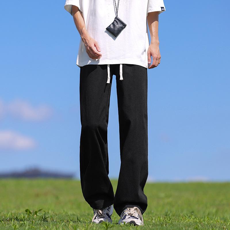 

Джинсы Мужские Универсальные Мужские Брюки Американские Свободные Прямые Широкие Брюки L