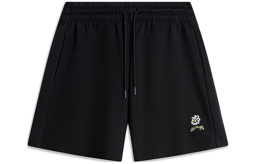 Li Ning Sports Trendy Collection Casual Shorts Women s Black AKSU320-3 S