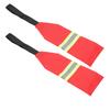 2PCS Kayak Travel Warning Flag Oxford Fabric Collapsible Kayak Warning Red Safety Flag for Kayak