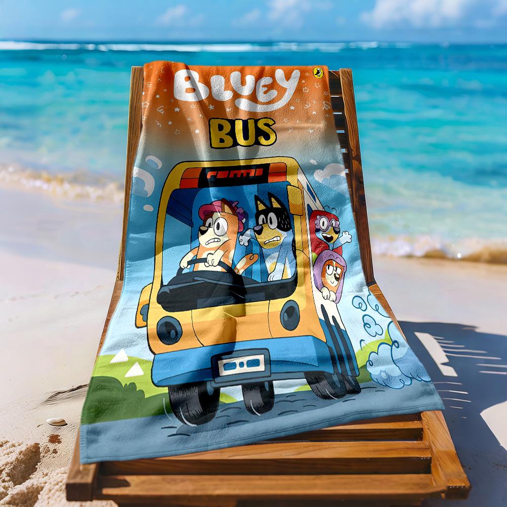Bruy1 Beach Towel Quick-Dry Soft Microfiber Comfortable Lightweight