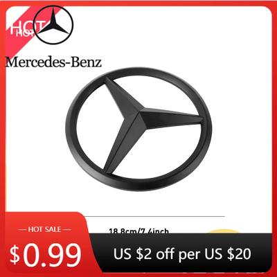 Naklejka Samochodowa 2025 Na Grill Samochodu Benz Duża Odznaka Naklejka dla Mercedes Benz GLA GLB AMG GLS G C E GLE GLB A AMG Dekoracja Ac