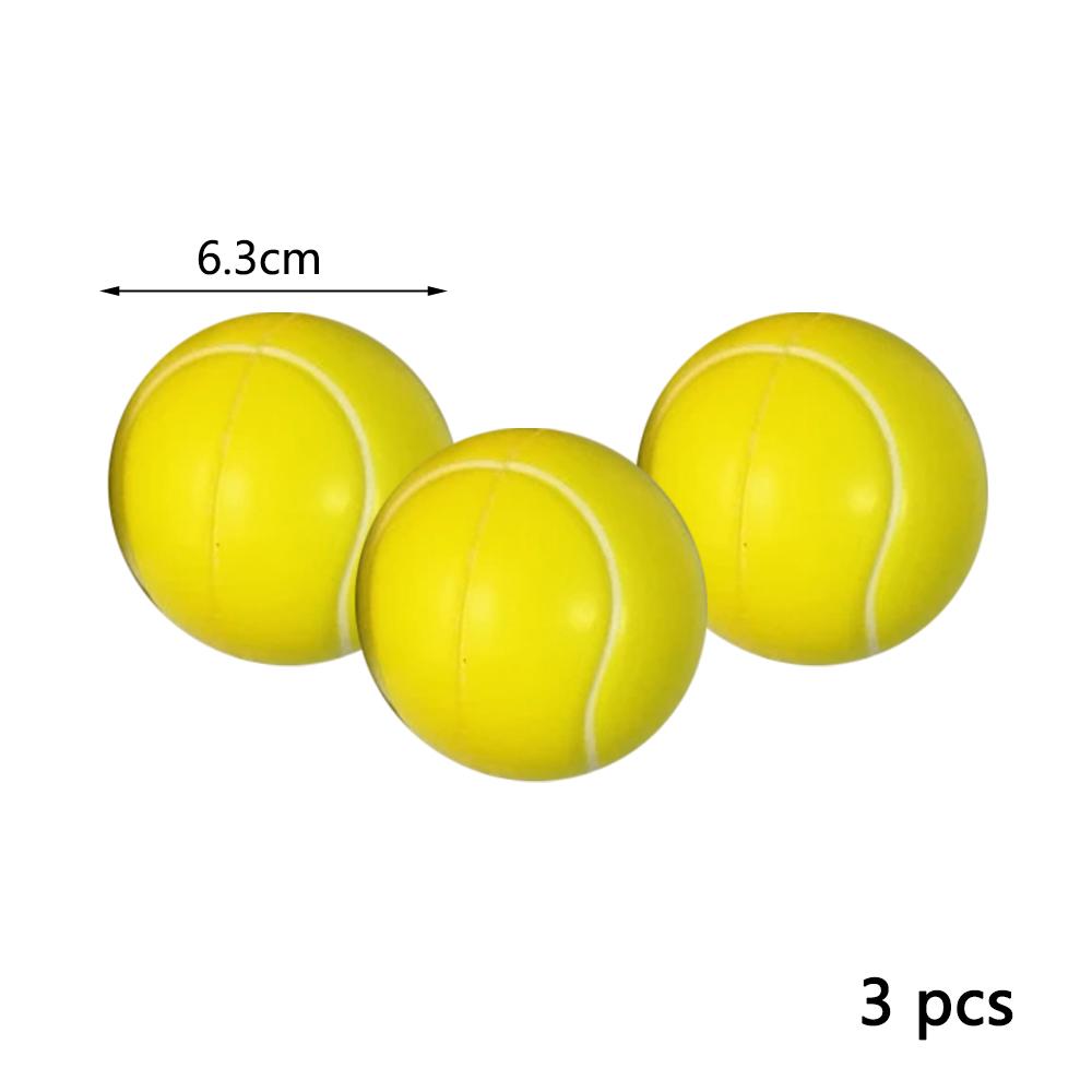 3Pcs 63Mm Children Soft Football Basketball Baseball Tennis Toys  Foam Sponge Decompression Vent Stress Balls Soccer Anti Stress