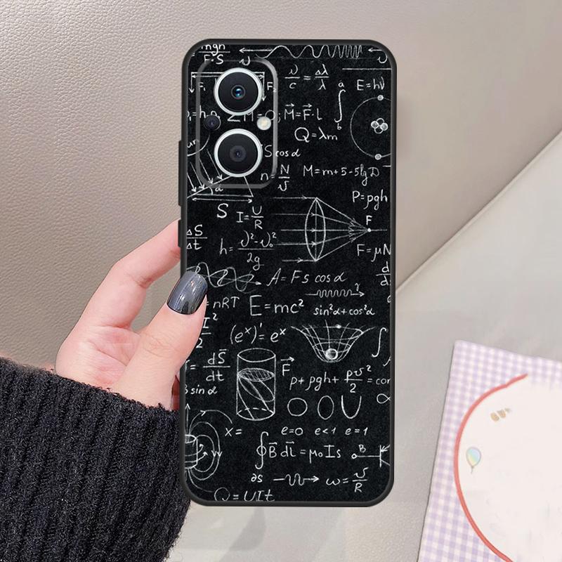 Science Chemistry Caffeine Funda For OPPO Reno 10 11 12 13 14 Pro 8 7 Lite 11F 12F 13F 14F OPPO Find X8 X5 X6 X9 Pro Case