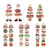 Multicolor Merry Christmas Door Hanger Santa Clause Christmas Tree Ornament  Home Decoration