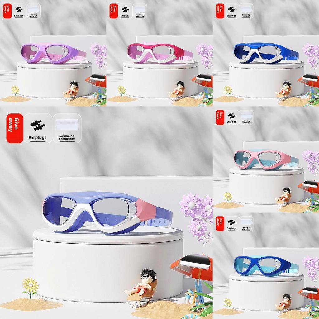 Kids Waterproof Swimming Glasses With Soft Silicone Seal For Pool Swimming And Training