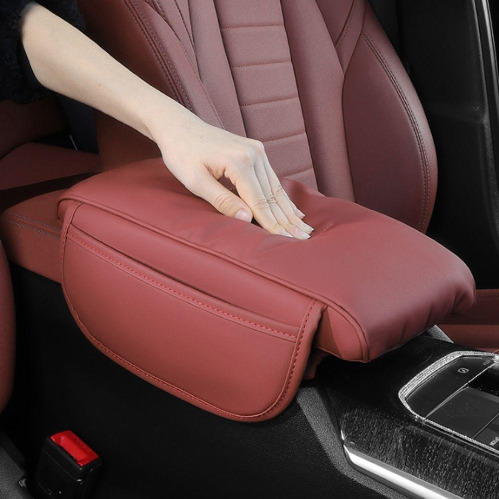 Luxury Style Center Console Storage Thicken Design Elbow Support Cushion Armrest Pad Universal Fit